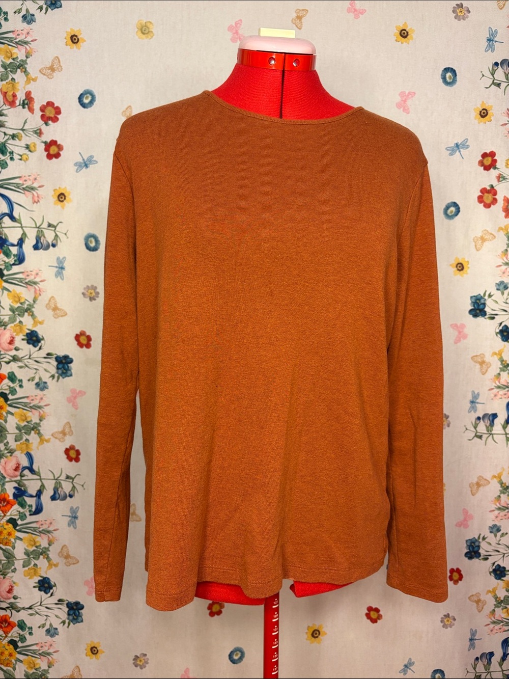 Pendleton - Terracotta 100% Cotton Long Sleeve Fall Autumn Cozy Casual Top
